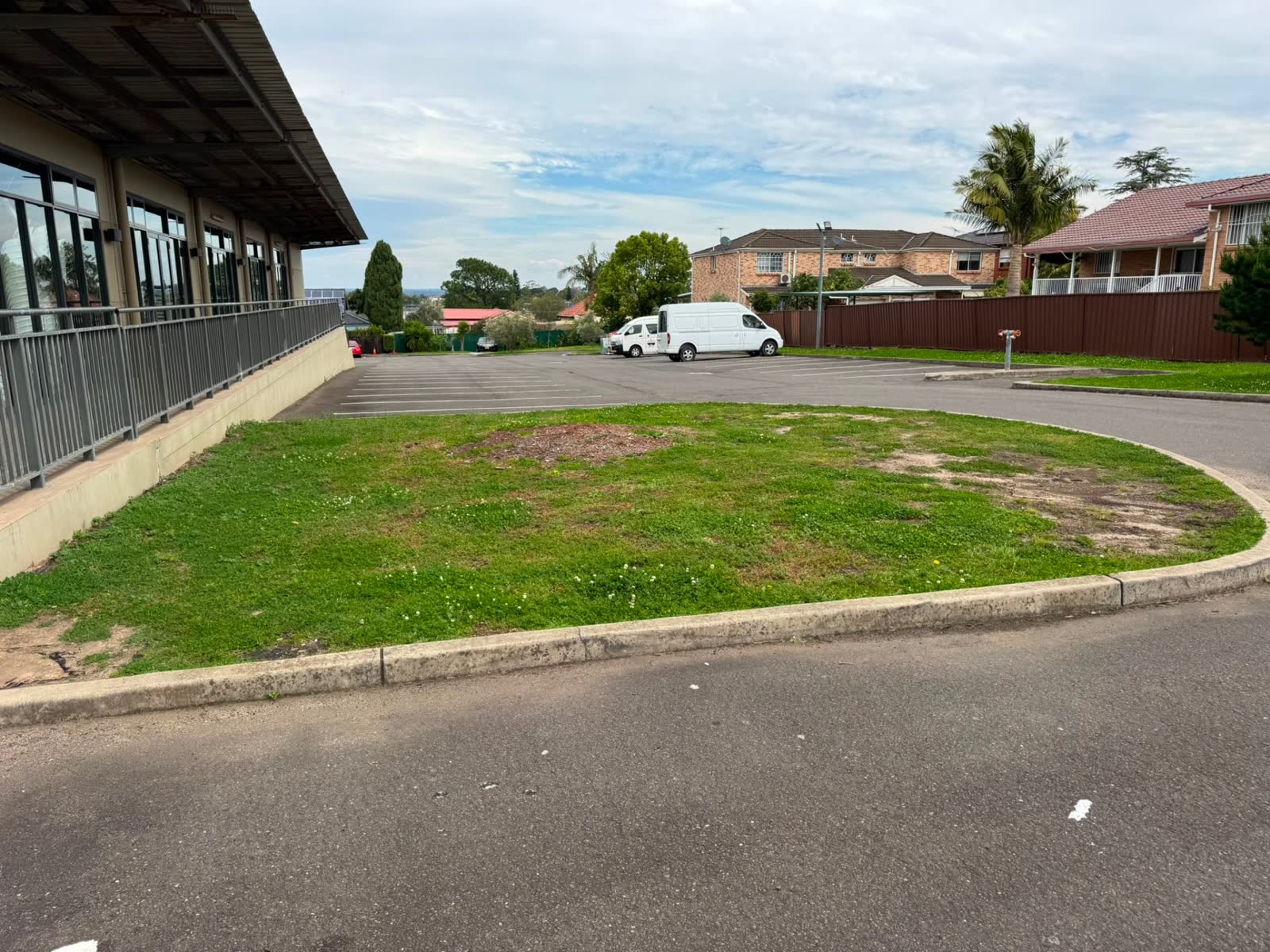 Commercial Landscaping — Before
