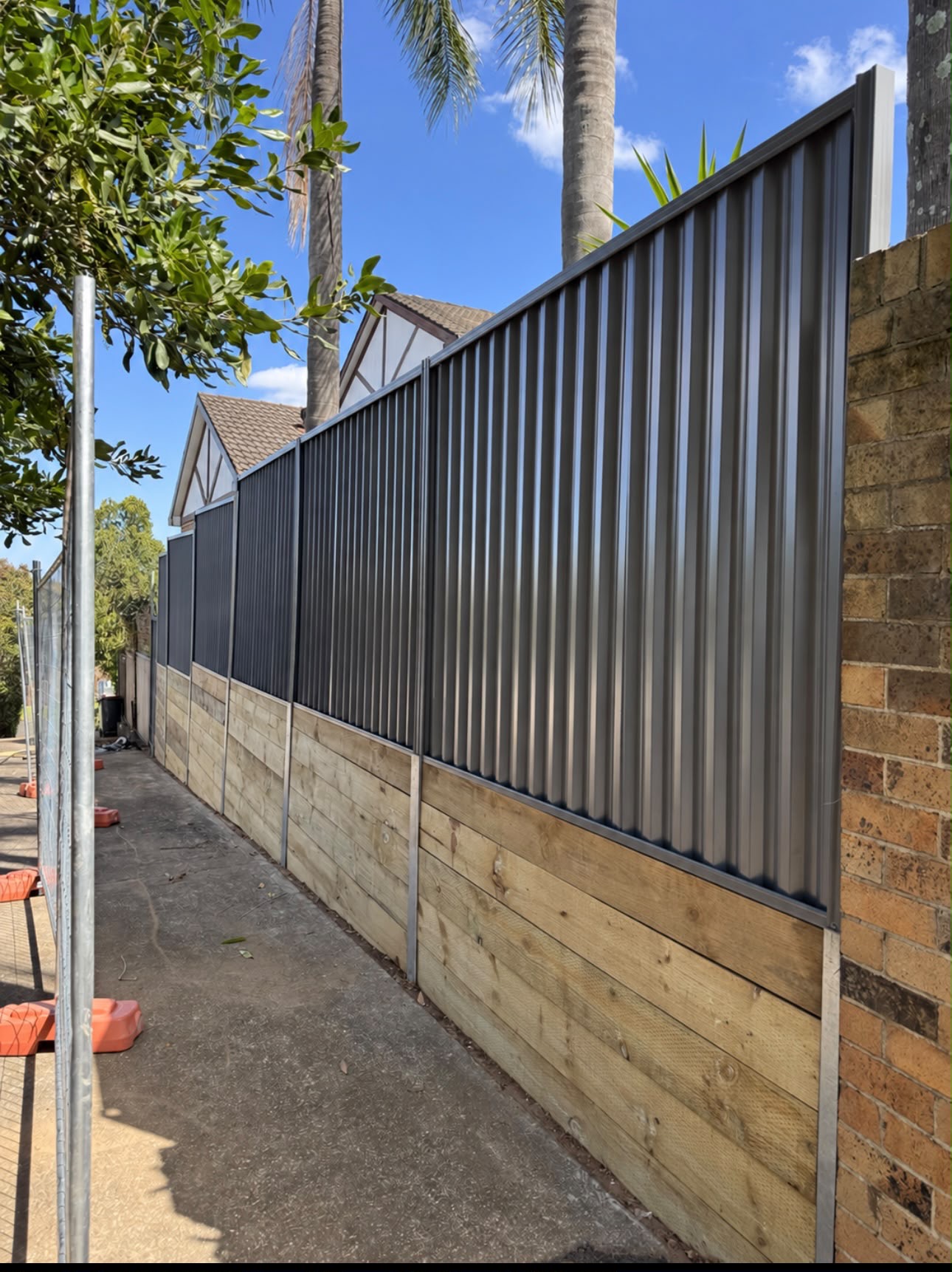 Retaining Wall Rebuild — After