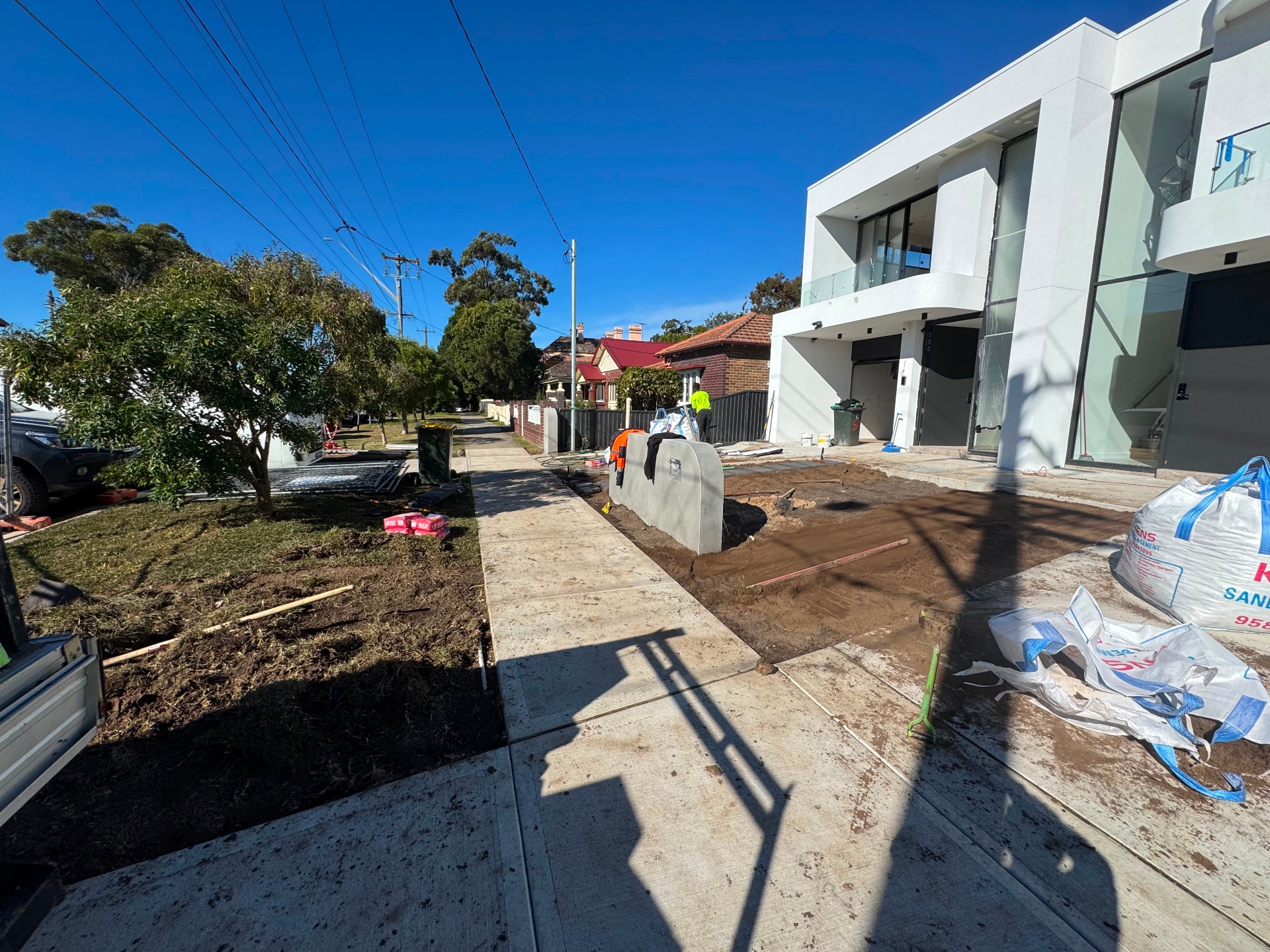 Front Yard Preparation & Site Works